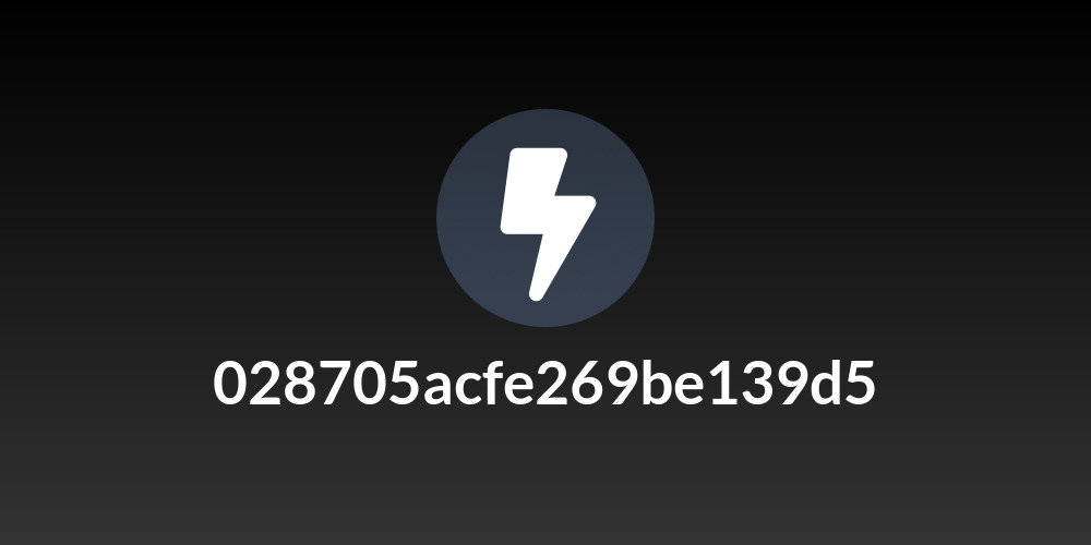 028705acfe269be139d5