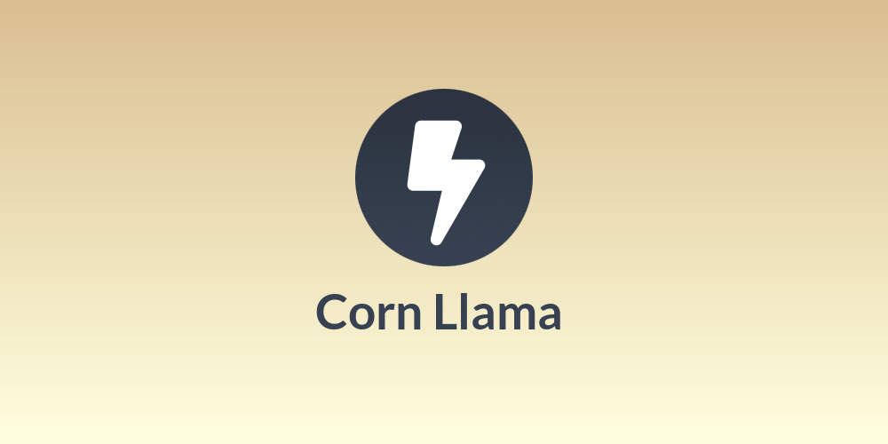 Corn🌽 Llama 🦙