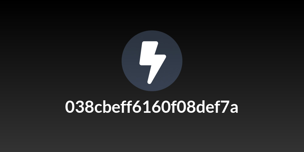038cbeff6160f08def7a
