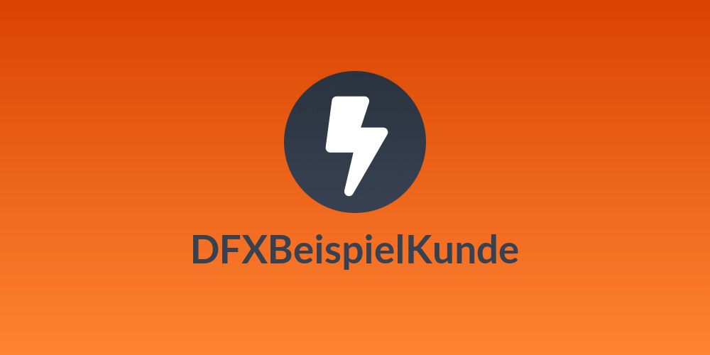 DFXBeispielKunde