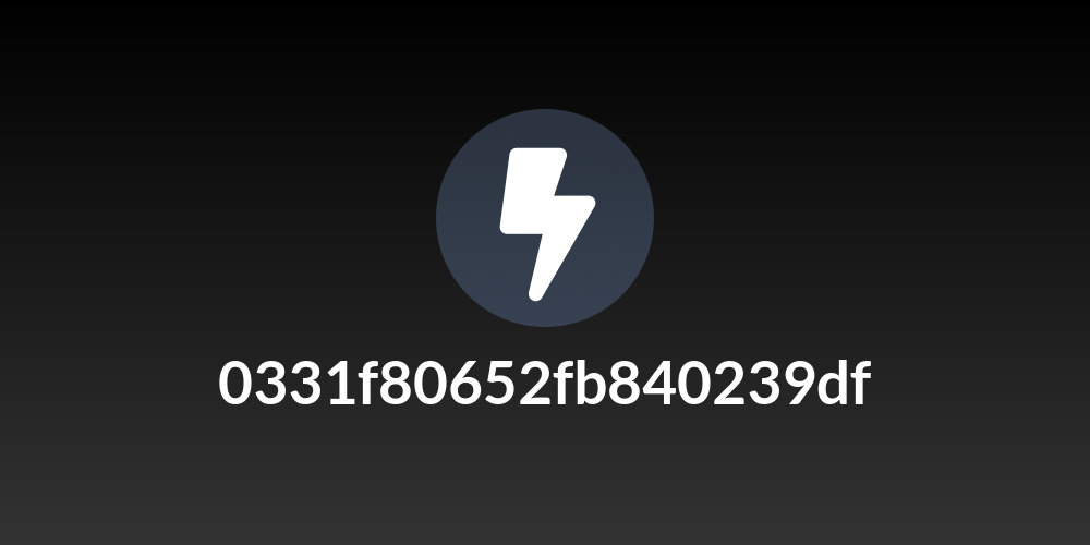 0331f80652fb840239df