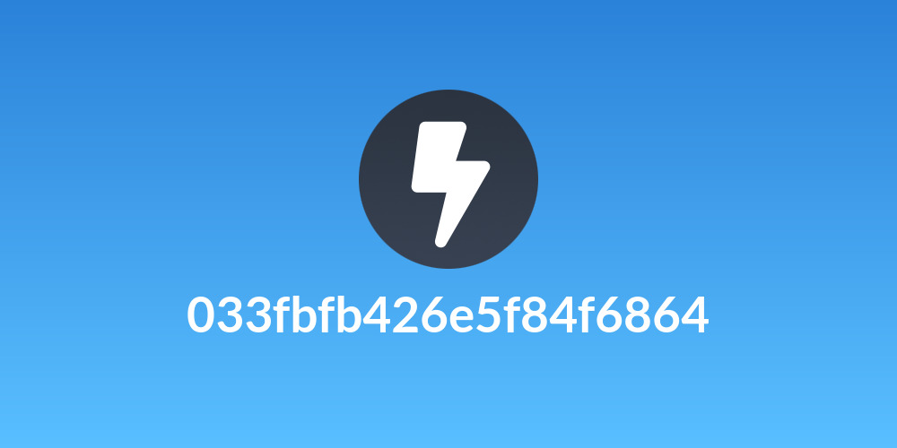 033fbfb426e5f84f6864