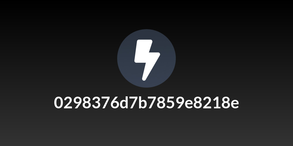 0298376d7b7859e8218e