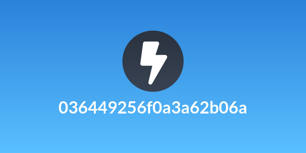 036449256f0a3a62b06a