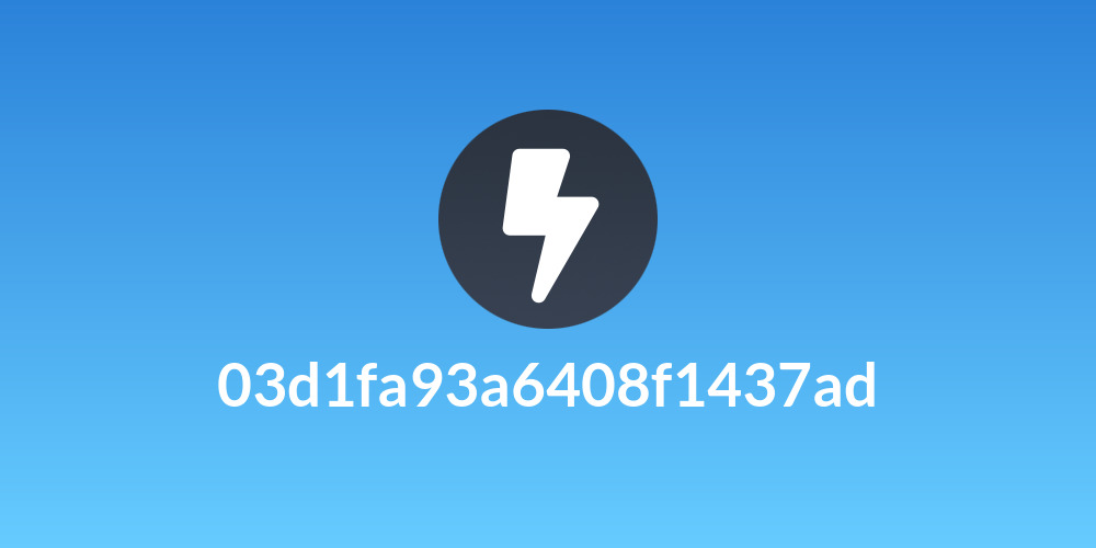 03d1fa93a6408f1437ad