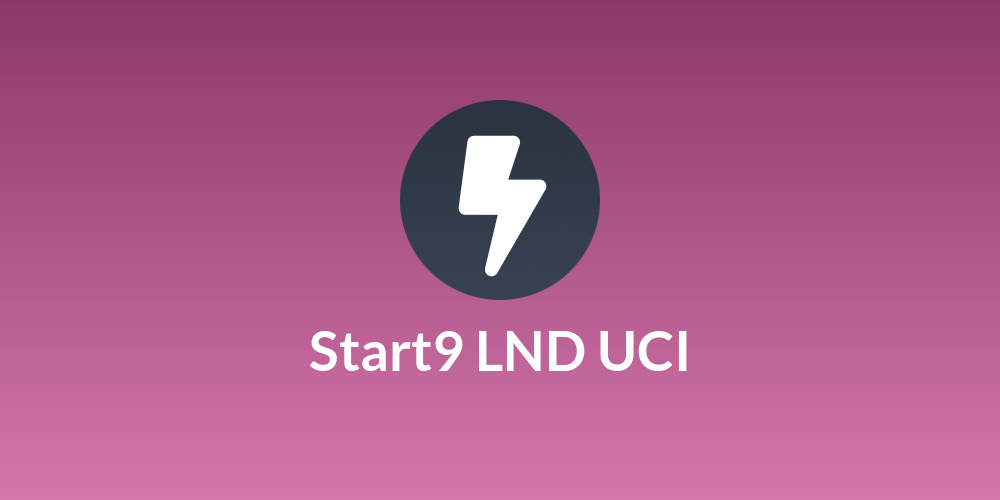 Start9 LND UCI