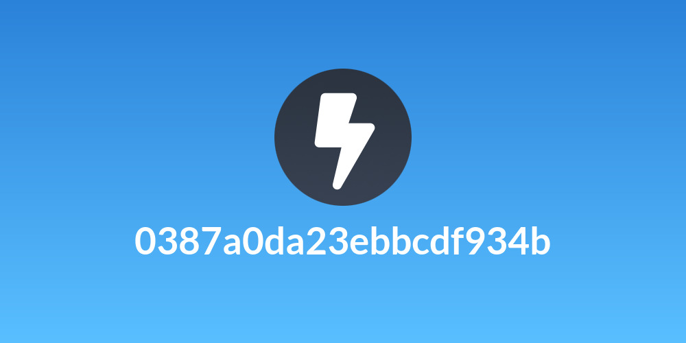 0387a0da23ebbcdf934b