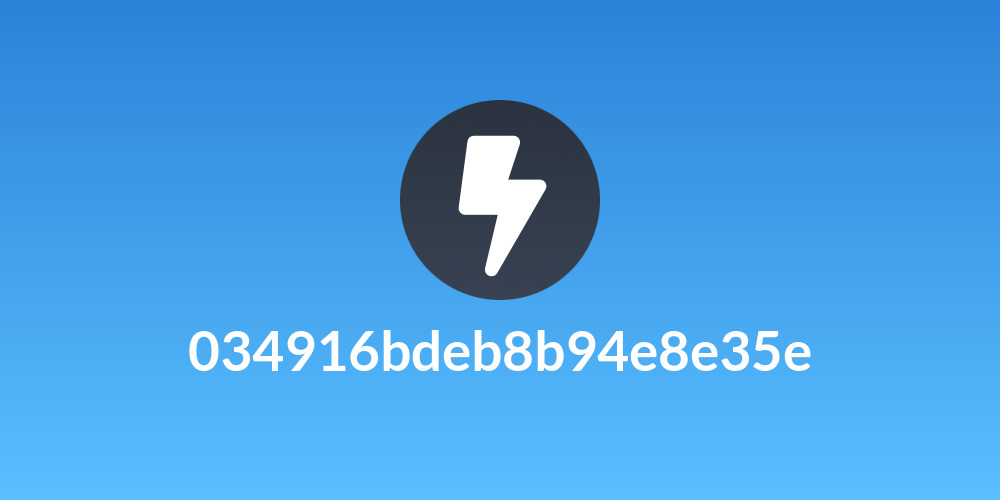 034916bdeb8b94e8e35e