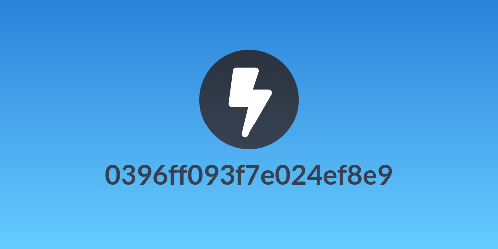 0396ff093f7e024ef8e9
