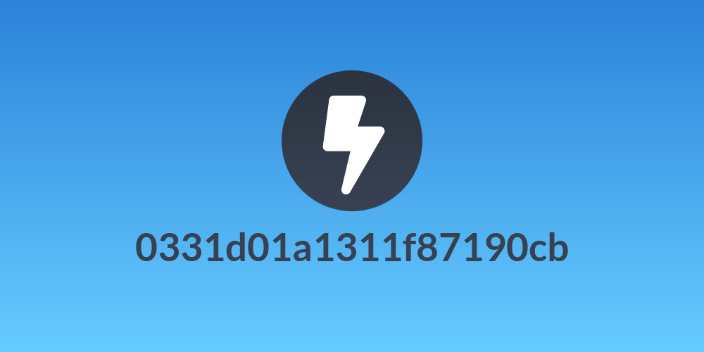 0331d01a1311f87190cb