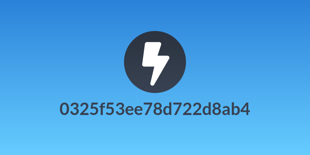 0325f53ee78d722d8ab4