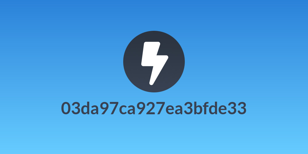 03da97ca927ea3bfde33