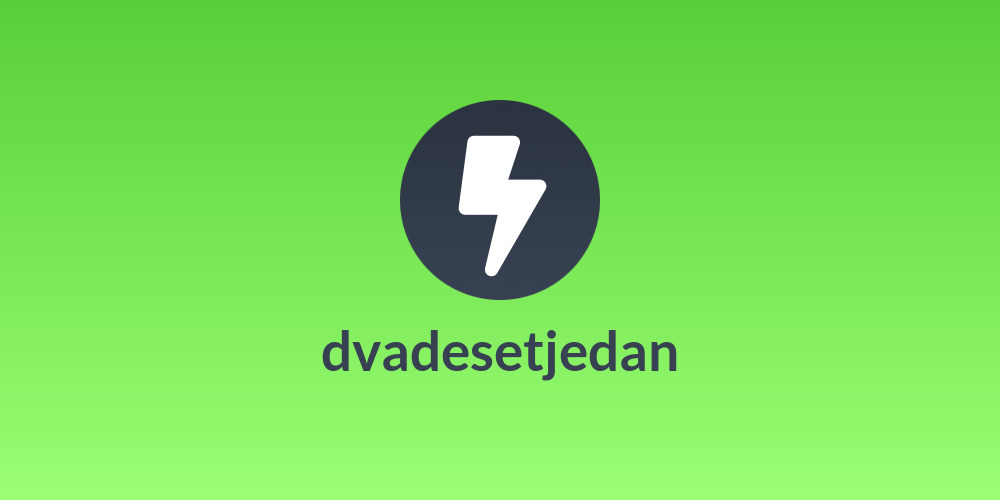 dvadesetjedan