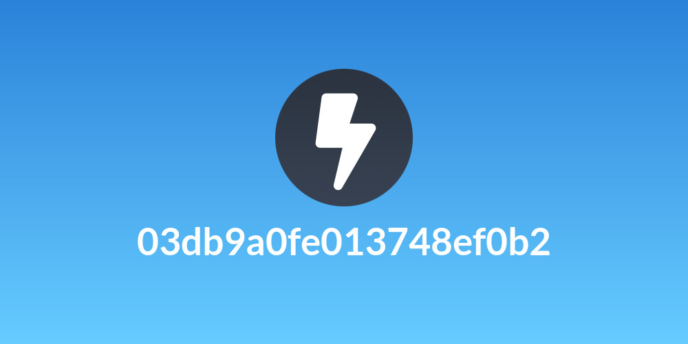 03db9a0fe013748ef0b2