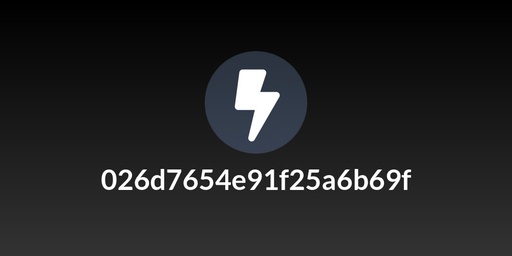 026d7654e91f25a6b69f