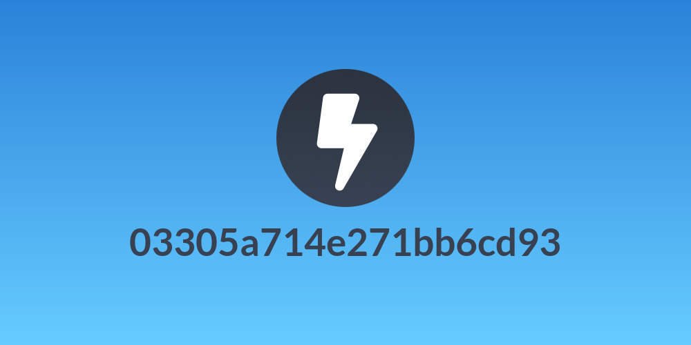 03305a714e271bb6cd93
