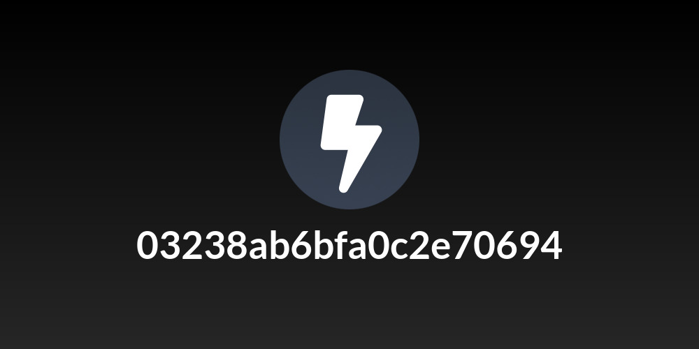 03238ab6bfa0c2e70694