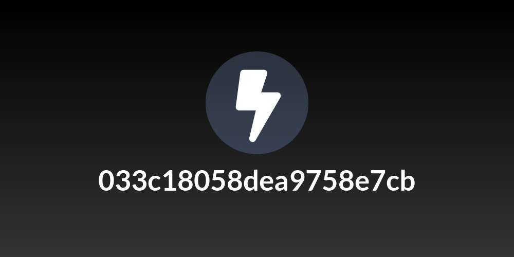 033c18058dea9758e7cb