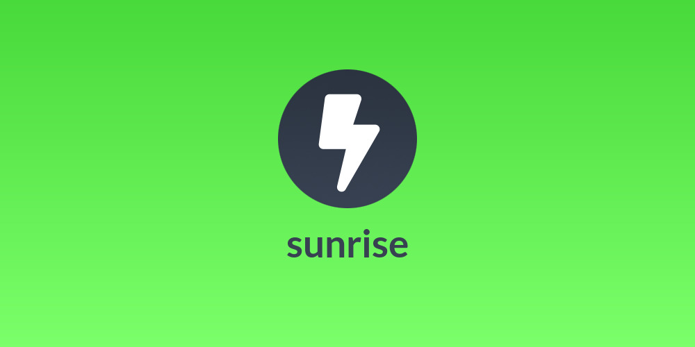 sunrise