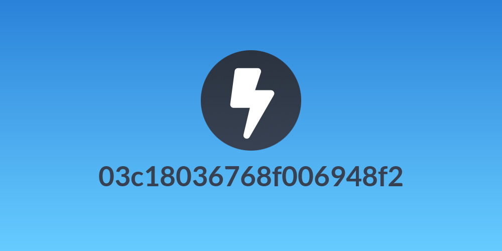 03c18036768f006948f2