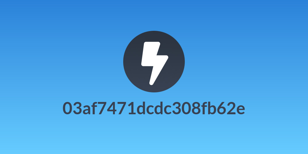 03af7471dcdc308fb62e